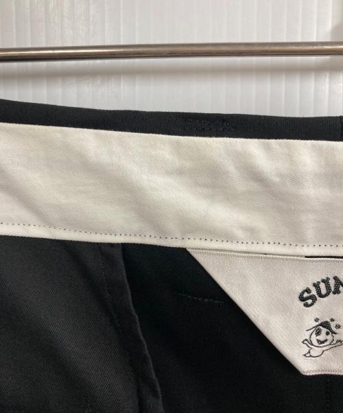 SUNSEA（サンシー）SUNSEA (サンシー) Summer Wool PANTS ブラック サイズ:2の古着・服飾アイテム