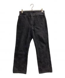 Needles（ニードルズ）の古着「Boot-Cut Jean - 13oz Denim / Papillon Jq.」｜ブラック