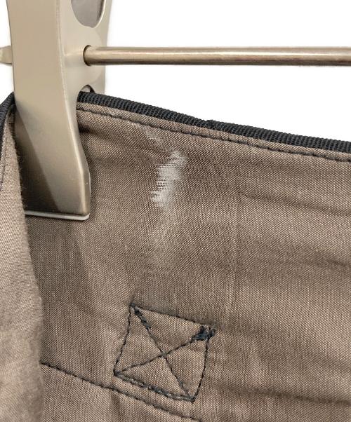 ANCELLM（アンセルム）ANCELLM (アンセルム) WOOL DAMAGE WIDE SLACKS ブラック サイズ:１の古着・服飾アイテム