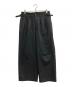 ANCELLM（アンセルム）の古着「WOOL DAMAGE WIDE SLACKS」｜ブラック