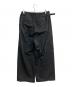 ANCELLM (アンセルム) WOOL DAMAGE WIDE SLACKS ブラック サイズ:１：19000円