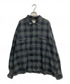 ANOTHER OFFICEアナザーオフィス）の古着「Granada Open-Collar Shirt」｜グレー