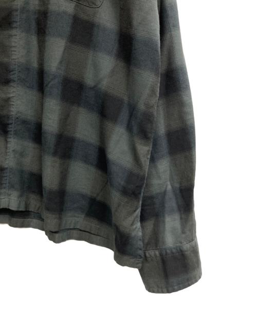 ANOTHER OFFICE（アナザーオフィス）ANOTHER OFFICE (アナザーオフィス) Granada Open-Collar Shirt グレー サイズ:2の古着・服飾アイテム