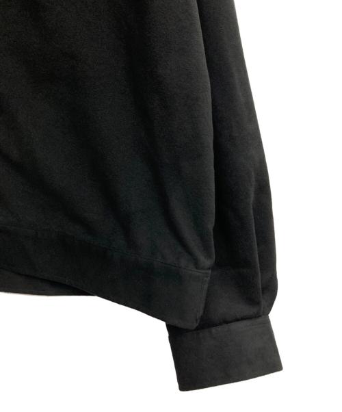 ANCELLM（アンセルム）ANCELLM (アンセルム) VEGAN SUEDE WORK SHIRT BLOUSON ブラック サイズ:2の古着・服飾アイテム
