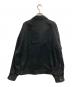 ANCELLM (アンセルム) VEGAN SUEDE WORK SHIRT BLOUSON ブラック サイズ:2：22000円