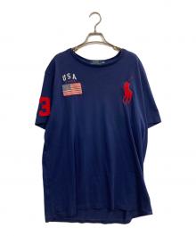 POLO RALPH LAUREN（ポロ・ラルフローレン）の古着「ビッグポニーTシャツ」｜ネイビー