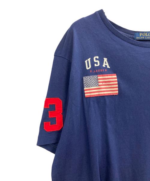 POLO RALPH LAUREN（ポロ・ラルフローレン）POLO RALPH LAUREN (ポロ・ラルフローレン) ビッグポニーTシャツ ネイビー サイズ:XLの古着・服飾アイテム