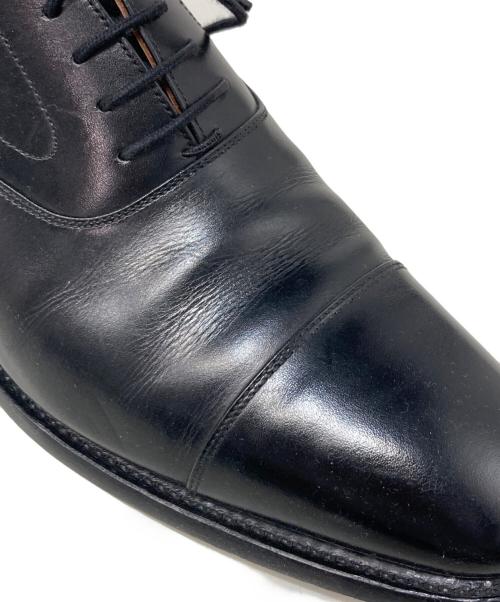 SCOTCH GRAIN（スコッチグレイン）SCOTCH GRAIN (スコッチグレイン) ストレートチップシューズ ブラック サイズ:24 1/2の古着・服飾アイテム