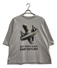BABY RETURN（ベイビーリターン）の古着「プリントTシャツ」｜グレー