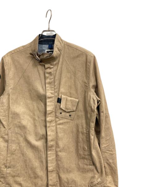 G-STAR RAW（ジースターロゥ）G-STAR RAW (ジースターロゥ) Comic Overshirt Linen Jacket ベージュ サイズ:Lの古着・服飾アイテム
