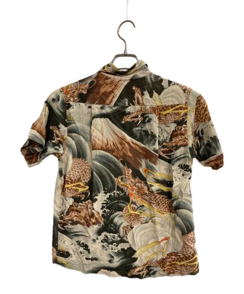 Sun Surf（サンサーフ）Sun Surf (サンサーフ) レーヨンアロハシャツ ベージュ サイズ:XSの古着・服飾アイテム