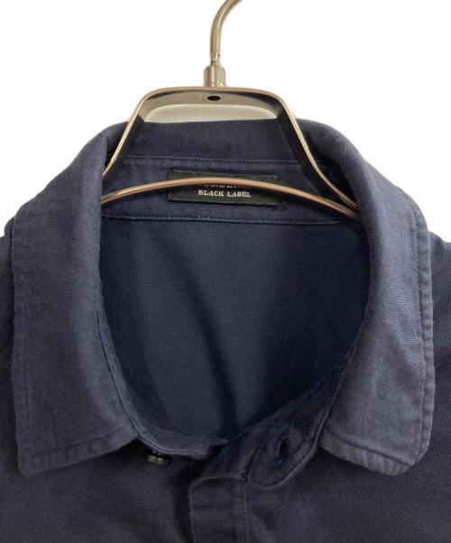 BURBERRY BLACK LABEL（バーバリーブラックレーベル）BURBERRY BLACK LABEL (バーバリーブラックレーベル) エンブレムワッペンポロシャツ ネイビー サイズ:2の古着・服飾アイテム