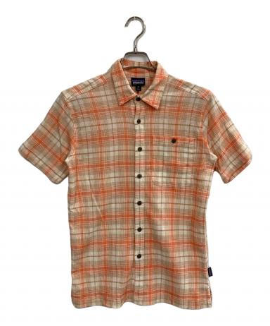 中古・古着通販】Patagonia (パタゴニア) チェックシャツ オレンジ