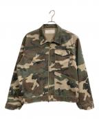 JOURNAL STANDARD relume×UNIVERSAL OVERALLジャーナルスタンダード レリューム×ユニバーサルオーバーオール）の古着「別注 ジップブルゾン」｜カーキ