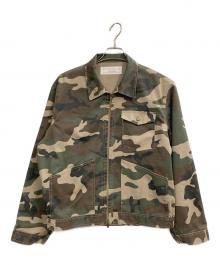 JOURNAL STANDARD relume×UNIVERSAL OVERALL（ジャーナルスタンダード レリューム×ユニバーサルオーバーオール）の古着「別注 ジップブルゾン」｜カーキ