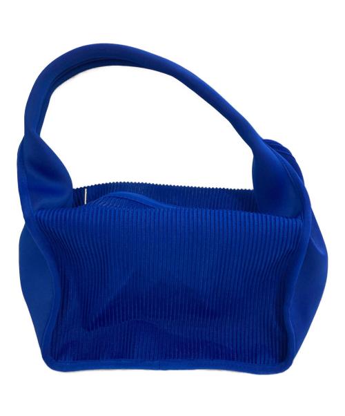 COS（コス）COS (コス) Ribbed shoulder bag ブルーの古着・服飾アイテム