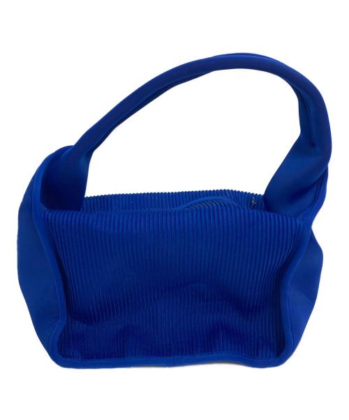COS（コス）COS (コス) Ribbed shoulder bag ブルーの古着・服飾アイテム