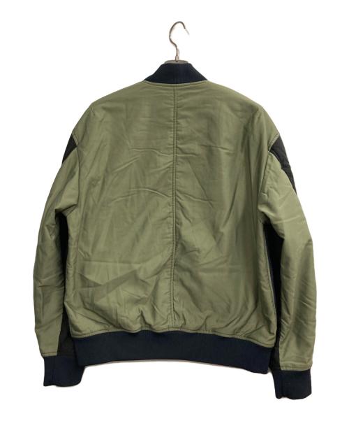 PS Paul Smith（ＰＳポールスミス）PS Paul Smith (ＰＳポールスミス) ミックスアップミリタリーブルゾン ネイビー サイズ:XLの古着・服飾アイテム