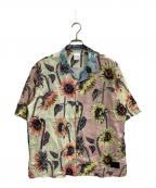 PS Paul SmithＰＳポールスミス）の古着「リネン混オープンカラーシャツ」｜マルチカラー