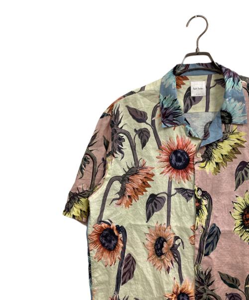 PS Paul Smith（ＰＳポールスミス）PS Paul Smith (ＰＳポールスミス) リネン混オープンカラーシャツ マルチカラー サイズ:XXLの古着・服飾アイテム