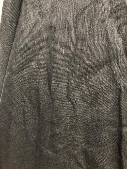 BEARDSLEY（ビアズリー）BEARDSLEY (ビアズリー) リネン前後ブラウス ブラック サイズ:FREEの古着・服飾アイテム