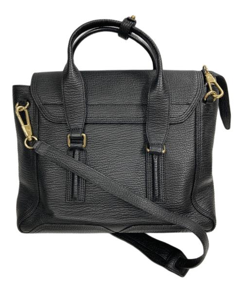 3.1 phillip lim（スリーワンフィリップリム）3.1 phillip lim (スリーワンフィリップリム) MEDIUM PASHLI SATCHEL 2WAYバッグ ブラックの古着・服飾アイテム