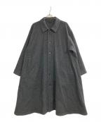 Porter Classicポータークラシック）の古着「WOOL & GAUZE SWING COAT」｜グレー