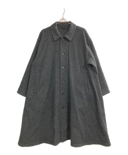 Porter Classic（ポータークラシック）Porter Classic (ポータークラシック) WOOL & GAUZE SWING COAT グレー サイズ:3の古着・服飾アイテム
