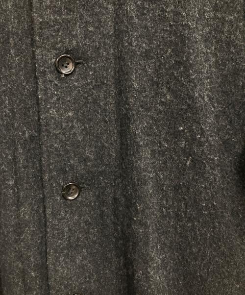 Porter Classic（ポータークラシック）Porter Classic (ポータークラシック) WOOL & GAUZE SWING COAT グレー サイズ:3の古着・服飾アイテム