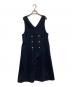 BLUE LABEL CRESTBRIDGE（ブルーレーベルクレストブリッジ）の古着「ノースリーブワンピース」｜ネイビー