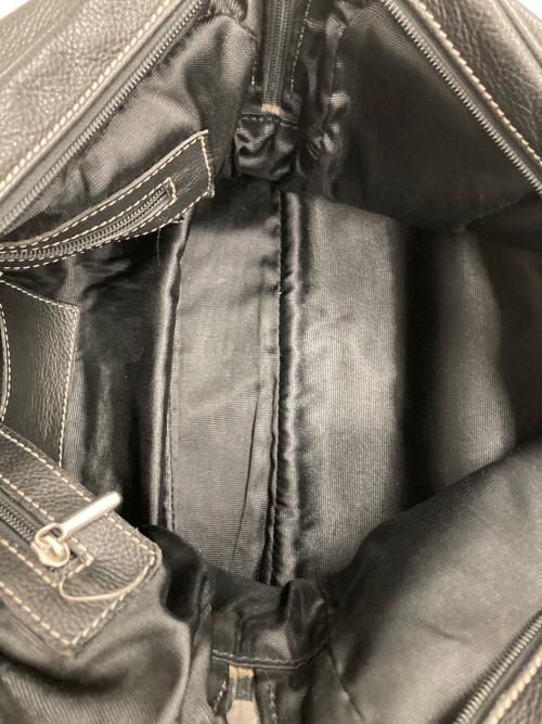 DELL'GA（デルガ）DELL'GA (デルガ) レザー2WAYバッグ ブラックの古着・服飾アイテム