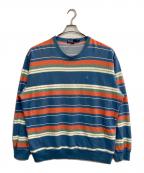 POLO RALPH LAURENポロ・ラルフローレン）の古着「ボーダースウェット」｜オレンジ