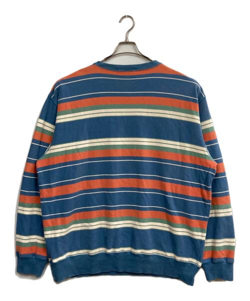 POLO RALPH LAUREN（ポロ・ラルフローレン）POLO RALPH LAUREN (ポロ・ラルフローレン) ボーダースウェット オレンジ サイズ:ＸＬの古着・服飾アイテム