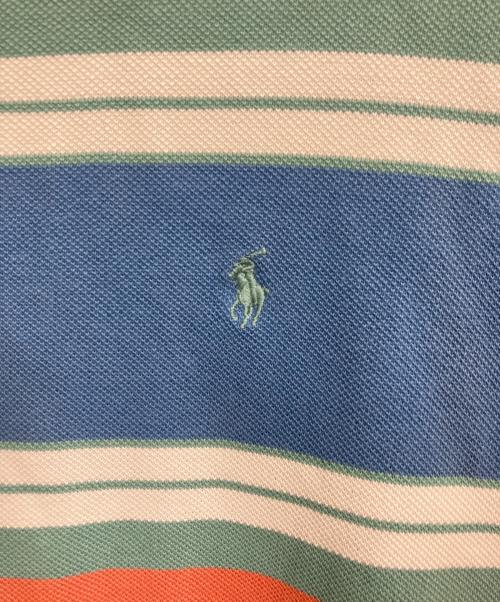 POLO RALPH LAUREN（ポロ・ラルフローレン）POLO RALPH LAUREN (ポロ・ラルフローレン) ボーダースウェット オレンジ サイズ:ＸＬの古着・服飾アイテム