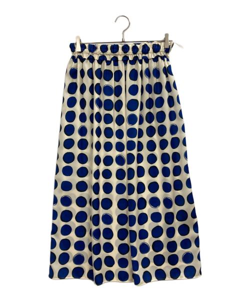 theory luxe（セオリーリュクス）theory luxe (セオリーリュクス) CirclePrintAren ドット柄スカート アイボリー サイズ:Mの古着・服飾アイテム