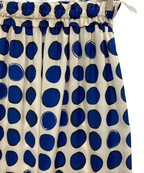 theory luxe（セオリーリュクス）theory luxe (セオリーリュクス) CirclePrintAren ドット柄スカート アイボリー サイズ:Mの古着・服飾アイテム