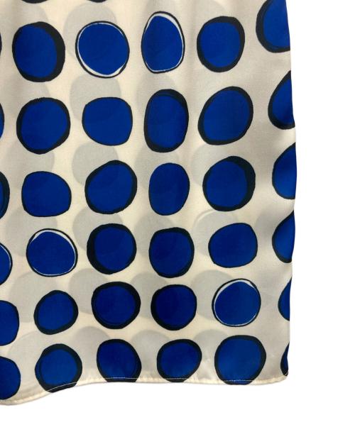 theory luxe（セオリーリュクス）theory luxe (セオリーリュクス) CirclePrintAren ドット柄スカート アイボリー サイズ:Mの古着・服飾アイテム