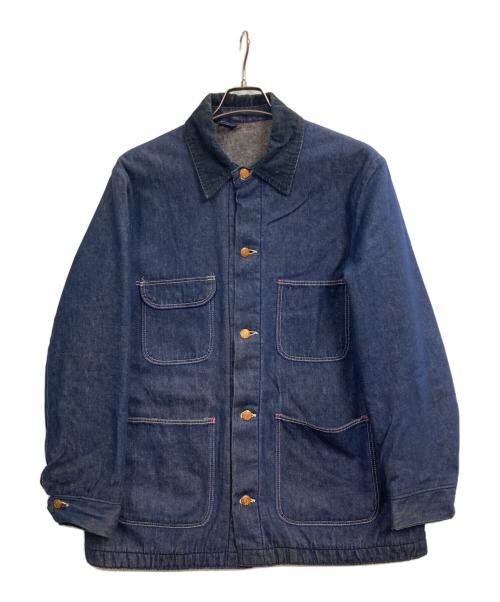 Wrangler（ラングラー）Wrangler (ラングラー) 裏ブランケットカバーオール ネイビー サイズ:40の古着・服飾アイテム