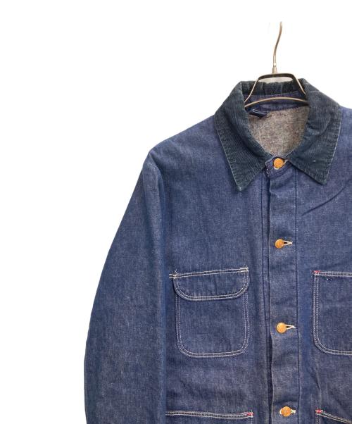 Wrangler（ラングラー）Wrangler (ラングラー) 裏ブランケットカバーオール ネイビー サイズ:40の古着・服飾アイテム