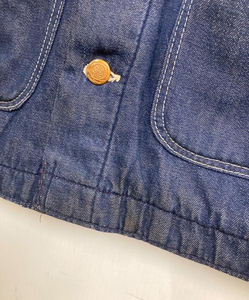 Wrangler（ラングラー）Wrangler (ラングラー) 裏ブランケットカバーオール ネイビー サイズ:40の古着・服飾アイテム