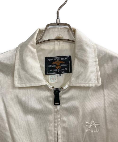 ALPHA（アルファ）ALPHA (アルファ) ドリズラージャケット アイボリー サイズ:38の古着・服飾アイテム