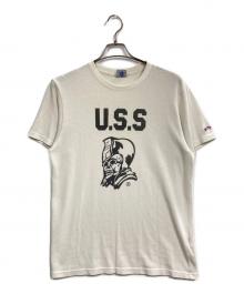 A BATHING APE（アベイシングエイプ）の古着「プリントTシャツ」｜ホワイト