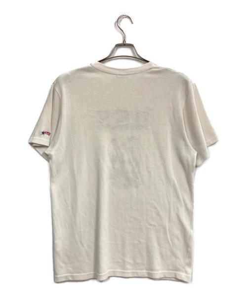 A BATHING APE（アベイシングエイプ）A BATHING APE (アベイシングエイプ) プリントTシャツ ホワイト サイズ:Lの古着・服飾アイテム