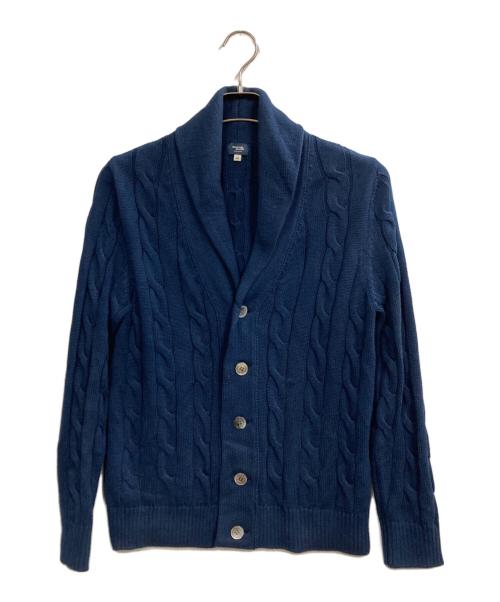 Maker's Shirt 鎌倉（メーカーズシャツカマクラ）Maker's Shirt 鎌倉 (メーカーズシャツカマクラ) ショールニットカーディガン ネイビー サイズ:46の古着・服飾アイテム
