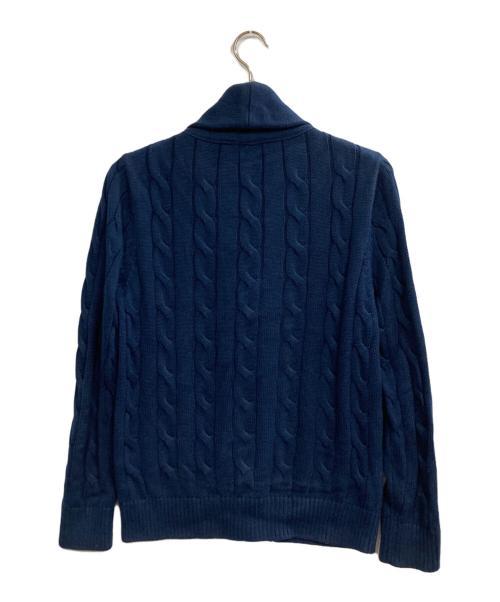 Maker's Shirt 鎌倉（メーカーズシャツカマクラ）Maker's Shirt 鎌倉 (メーカーズシャツカマクラ) ショールニットカーディガン ネイビー サイズ:46の古着・服飾アイテム