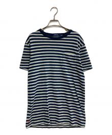 POLO RALPH LAUREN（ポロ・ラルフローレン）の古着「ボーダーカットソー」｜ネイビー