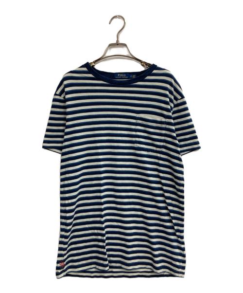 POLO RALPH LAUREN（ポロ・ラルフローレン）POLO RALPH LAUREN (ポロ・ラルフローレン) ボーダーカットソー ネイビー サイズ:Sの古着・服飾アイテム