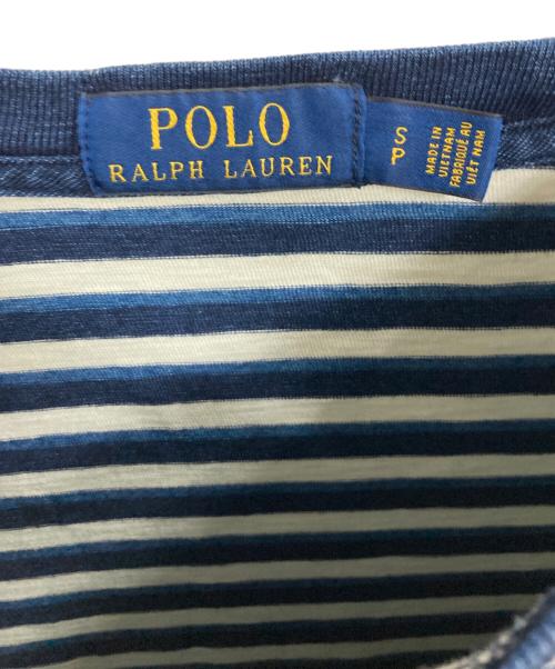POLO RALPH LAUREN（ポロ・ラルフローレン）POLO RALPH LAUREN (ポロ・ラルフローレン) ボーダーカットソー ネイビー サイズ:Sの古着・服飾アイテム