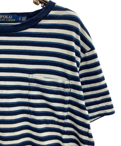 POLO RALPH LAUREN（ポロ・ラルフローレン）POLO RALPH LAUREN (ポロ・ラルフローレン) ボーダーカットソー ネイビー サイズ:Sの古着・服飾アイテム