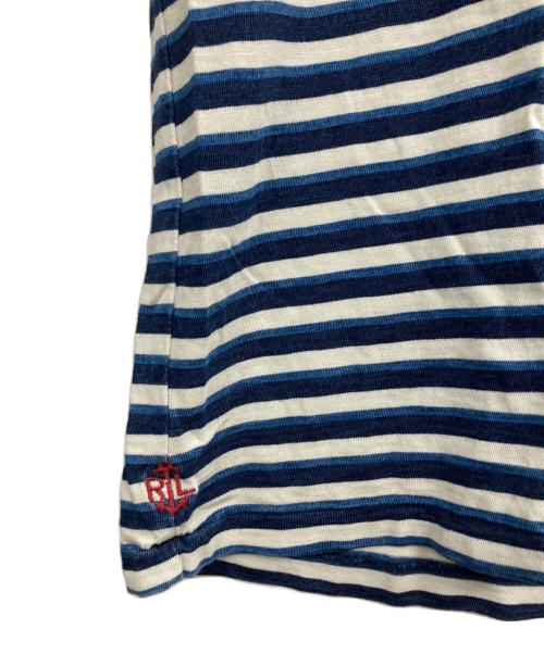 POLO RALPH LAUREN（ポロ・ラルフローレン）POLO RALPH LAUREN (ポロ・ラルフローレン) ボーダーカットソー ネイビー サイズ:Sの古着・服飾アイテム